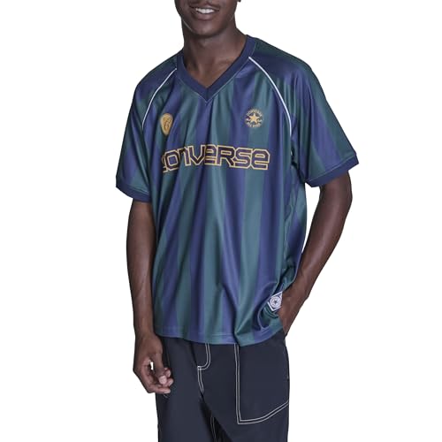 Converse Mens Retro Chuck Soccer Jersey Top, Branch Multi, Medium at Amazon