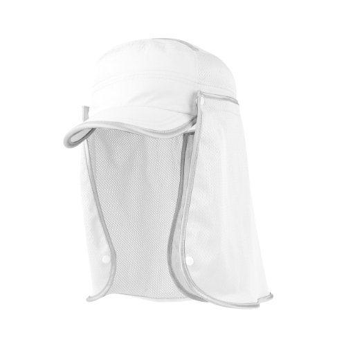 Juniper Taslon UV Fidel Cap, One Size, White