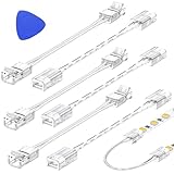 EMITEVER LED Strip Light Connector,6 Packs White