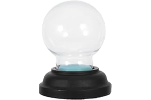 Artibetter 2.95 Inch DIY Christmas Snow Globe with Screw Off Cap and Base Dome Jar Fillable Water Globe for Holiday Home Deco