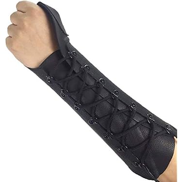 Archery Arm Guard - Durable Plastic Forearm Protector For Sports & Arrow Shooting (Random Color)