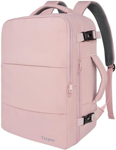 Amazon.com: Laptop Backpack for Women, Pink Business Travel Laptops Backpack  with USB Charging Hole for 17.3inch Laptop Work Bag, Sturdy Daypack  Computer Backpacks Gift for Teacher Doctor Nurse College : Electronics