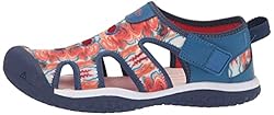KEEN Stingray Closed Toe Water Sandals, Orange