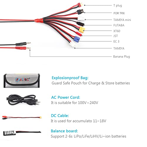 Caricabatterie HTRC LiPo - Caricabatterie Rapido Italia - Foto 10