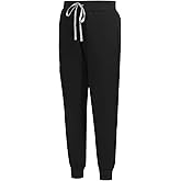 Eadflie Scrub Pants for Women, Stretch Jogging Scrub Pants, Elastic Waist Belted Cuffed Multi-Pocket Women's Cargo Scrub Pant