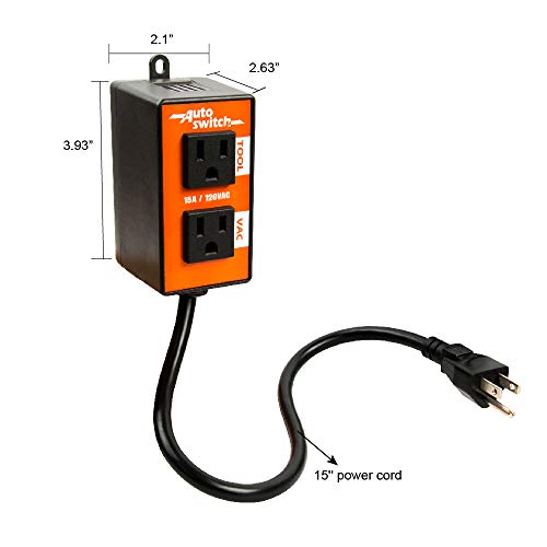 O'SKOOL Automatic Vacuum Switch Allows Power Tool to Turn Vacuum