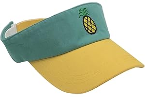 Holibanna Empty Top Hat Visor Cap Sun Visor Bonnet Hats Window Visor Yellow Cotton