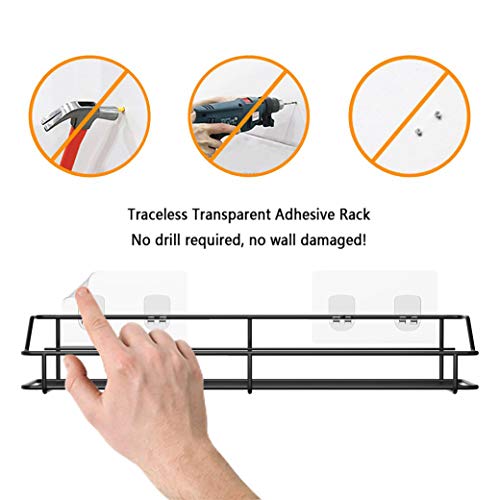 Orimade Adhesive Shower Caddy Shelf Organizer Storage Rack No Drilling