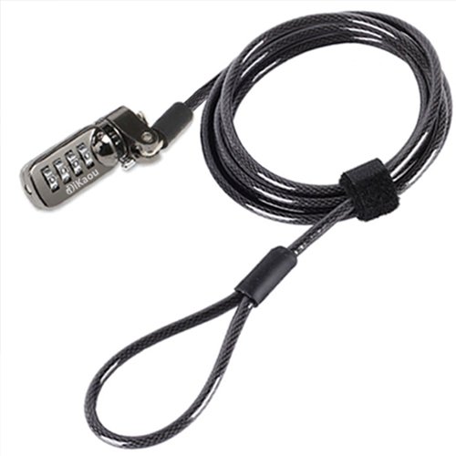 Notebook String Lock Laptop Lock, DIKAOU Portable Laptop Locking Cable&Mac Security Lock ...