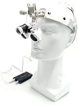 Hot Dental Surgical Loupes 3.5x Magnifier Binocular Glass w/ LED Headlight view 3