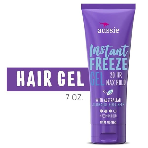 AUSSIE INSTANT FREEZE GEL MAXIMUM HOLD 7 OZ