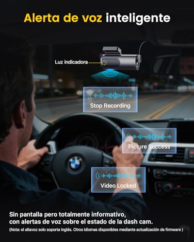 GKU Dashcam Car Camera 4K+1080P, 5GHz WiFi Dash Cam Car with 64GB SD Card,Car Camera Recorder,170° Wide Angle,Night Vision,WDR,G-Sensor,Parking Monitor