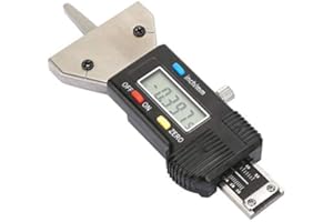 Tire Depth Gauge,0.01mm Resolution 0-25mm Digital Tire Meter Tester with LCD Screen Display mm/inch Conversion for Cars Truck
