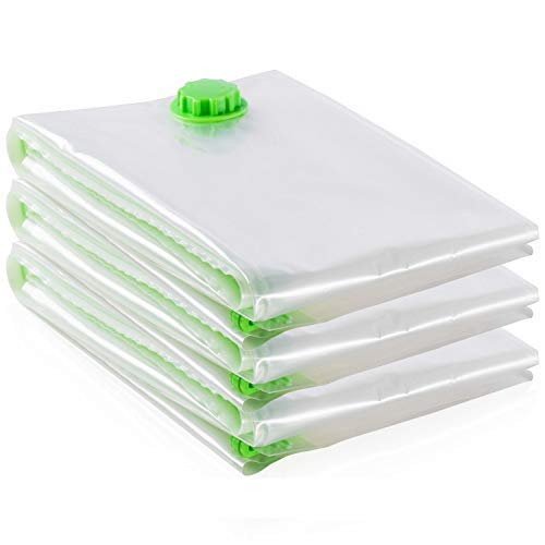 Opaza XXL Vacuum Storage Bag [130x100 cm], Airtight Space Saver Compression Bags for Clothing,duvets,bedding (Jumbo-3 pack)
