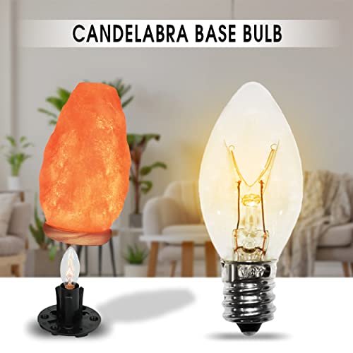 Himalayan Glow Salt Lamp Light Bulbs Night Light Bulbs 15 Watt
