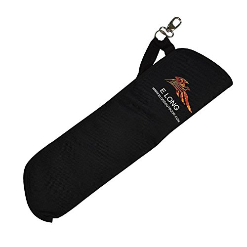 YLA Archery Arrow Quiver Arrows Holder Bag for Targets Shooting Hunting Outdoor Black