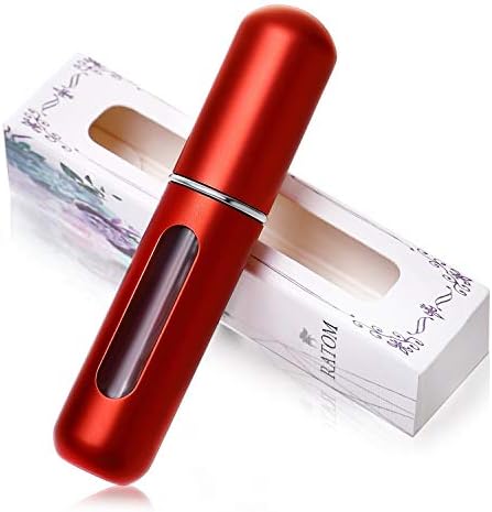 RATOM Atomizer Perfume, Women’s, Men’s, Easy Refill, One Push Refill, (Red)