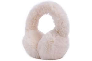 ZOSCGJMY Faux Fur Ear Muffs for Women Girls Winter Cute Warm Furry Fluffy Earmuffs Ear Covers Outdoor