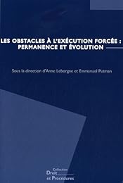 Les  obstacles à l'exécution forcée