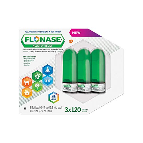 Flonase 24hr Allergy Relief Nasal Spray, Full Prescription Strength