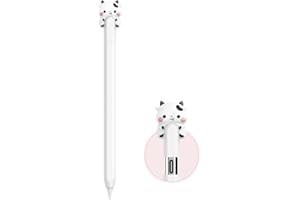 NIUTRENDZ Cute Cow Silicone Case for Apple Pencil USB-C Case Protective Cover Sleeve Skin Apple Pencil (USB-C) Accessories (W