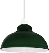 LEDSone Retro Green Metal Ceiling Lampshade 29cm Easy Fit Pendant Light view 8