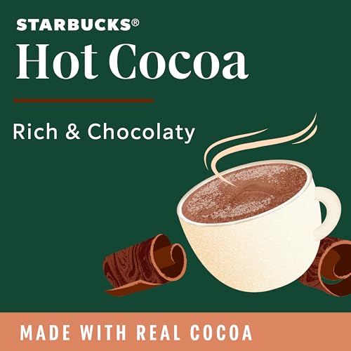 Starbucks Coffee KCup Pods, Naturally Flavored Hot Cocoa For Keurig Coffee Makers, 6 Boxes (60