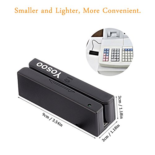 Yosoo MSR90 USB Strip Card Reader 3 Tracks Mini Mag HiCo Swiper Pricepulse