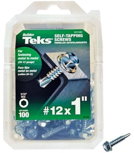 thumbnail image 2 of Teks #9 X 1-1/2 Inch Hex Washer Head Sharp Point Metal-to-Wood Roofing Screws - 400 Count 2 of 6