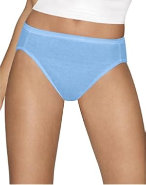Women's Ultimate Cotton Hi-Cut Panties Assorted Colors Prints 4-Pack