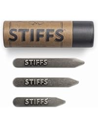 Stiffs by Wurkin Stiffs 10 Pack Assorted Size Brass Collar Stays