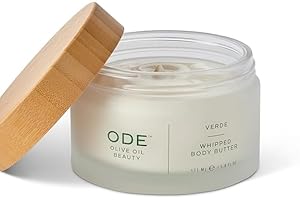 McEvoy Ranch Whipped Body Butter | ODE Olive Oil Beauty | 5.8 FL OZ | Crafted with Organic EVOO, Hyaluronic Acid, Organic Shea & Cocoa Butters | Nourishing, Brightening, Firming (Verde)
