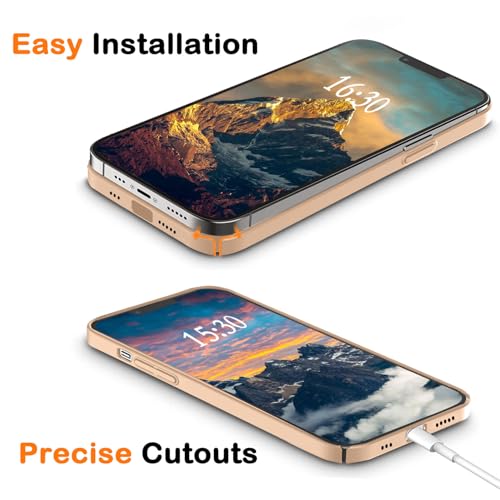 Galful iPhone 17 Air Case Ultra Slim Case Matte Back Texture Thin Military Protection Anti-Scrat Anti-Shock Hard PC Cover Hardcase-Gold
