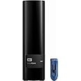 WD Western Digital SH2000GB5YR Easystore 10TB External USB 3.0 Hard Drive Bundle with 32GB Easystore USB Flash Drive, Black