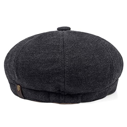 VORON Newsboy hat Men Adjustable Newsboy Cap Cotton Autumn and Winter