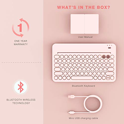 Bluetooth Keyboard, Jelly Comb MultiDevice Universal Bluetooth