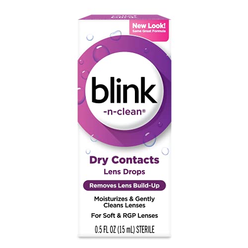 blink-n-clean Lens Drops for Soft & RGP Lenses, 0.5