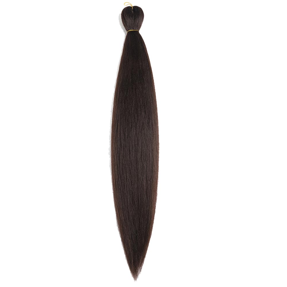 Pre Stretched Braiding Hair 26 Inch Ombre Red Kanekalon Braiding Hair