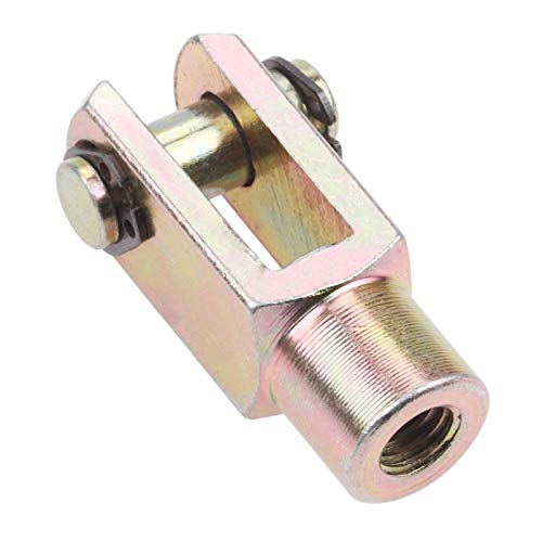 Tooloflife Female Thread Metal Y Joint Pneumatic Air Cylinder Piston Rod Clevis Ideal for Automatic Equipment - 20mm Cylinder (M8*1.25)