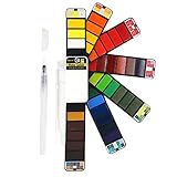 Mincho Watercolors Paint Set - 42 Assorted