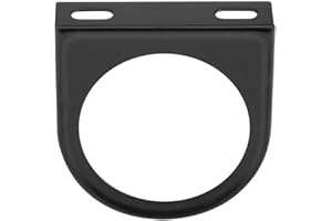 Gauge Bracket Holder, 52mm 2 Inch Universal Single Hole Meter Gauge Pillar Mount Pod Holder Black