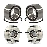 Front Rear Wheel Bearing And Hub Assembly Kit For
