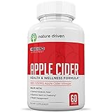 Apple Cider Vinegar Capsules :: for Weight Loss, Detox &amp; Digestion :: All-Natural Formula :: Promotes A Healthy Metabolism :: One Month Supply :: Nature Driven