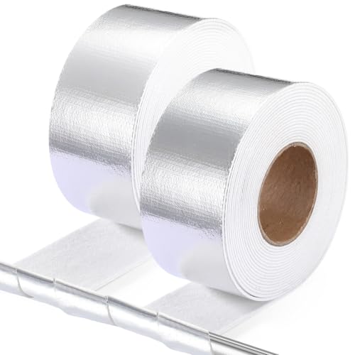 Photo 1 of Pangda 2 Pcs Pipe Insulation Wrap Roll 3 x 25' Water Pipe Wrap Insulation Tape Ceramic Fiber Outdoor Tape for Winter Freeze Protection Cold Hot Heat Preservation Reduce Heat Loss(3" X 25" X 0.12")