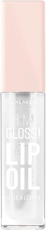 Rimmel Oh My Gloss Lip Oil 000 Clear Cloud Vitamin E Coconut Oil Vegan Cruelty