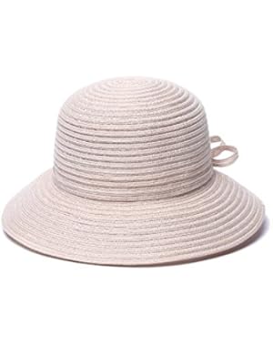 Women's Mae Fold-Roll-Tie Packable Cloche Sun Hat