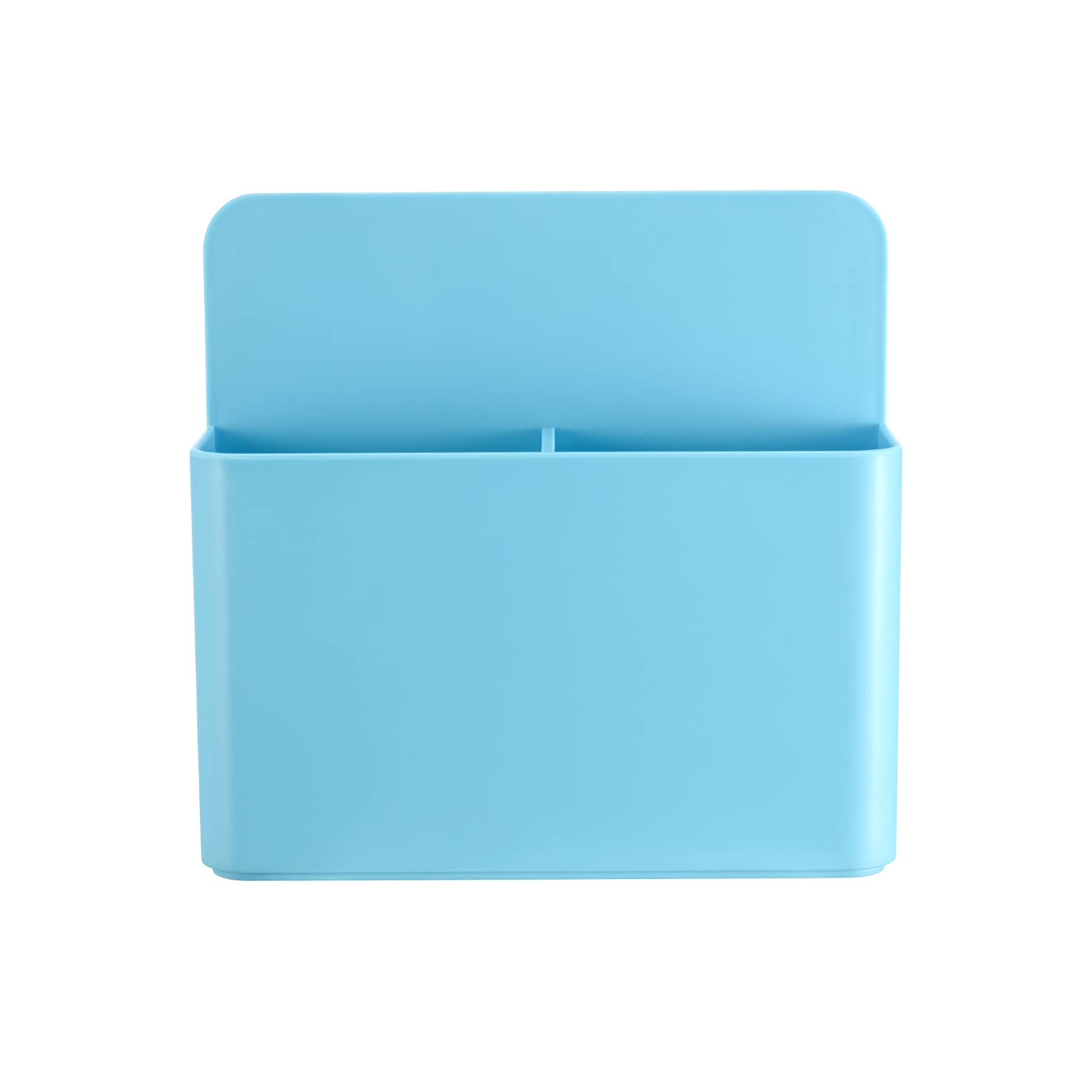 luvtree Large Capacity Blue Strong Magnetic Chalk Holder,Fridge Magnet Holder,Marker Holder,Locker Container Organizer, Letter Holder Fridge,Wall Pen/Remote Control Holder,Whiteboard Pen Holder