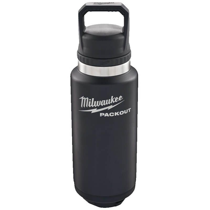 Milwaukee 4932493468 Packout 1065ml Chug Lid Bottle Black — image 1