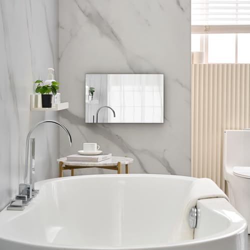 Soulaca 22 Inch Smart LED Bathroom Mirror TV,WebOS 1080P Waterproof with Wi-Fi and Bluetooth Built-in Speaker 2026