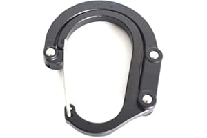 360° Swivel Carabiner Gear Clip Hook for Hanging,Multifunctional Rotating Hook Strong Buckle for Camping Hiking Backpack